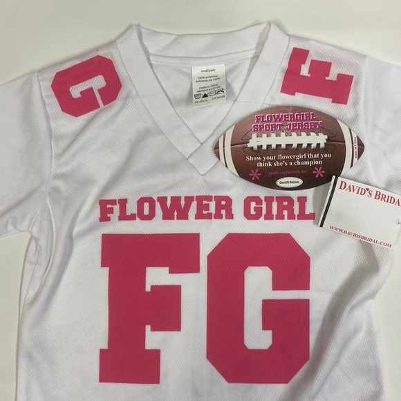 David's Bridal Other - FOOTBALL JERSEY FLOWER GIRL from David’s Bridal size S